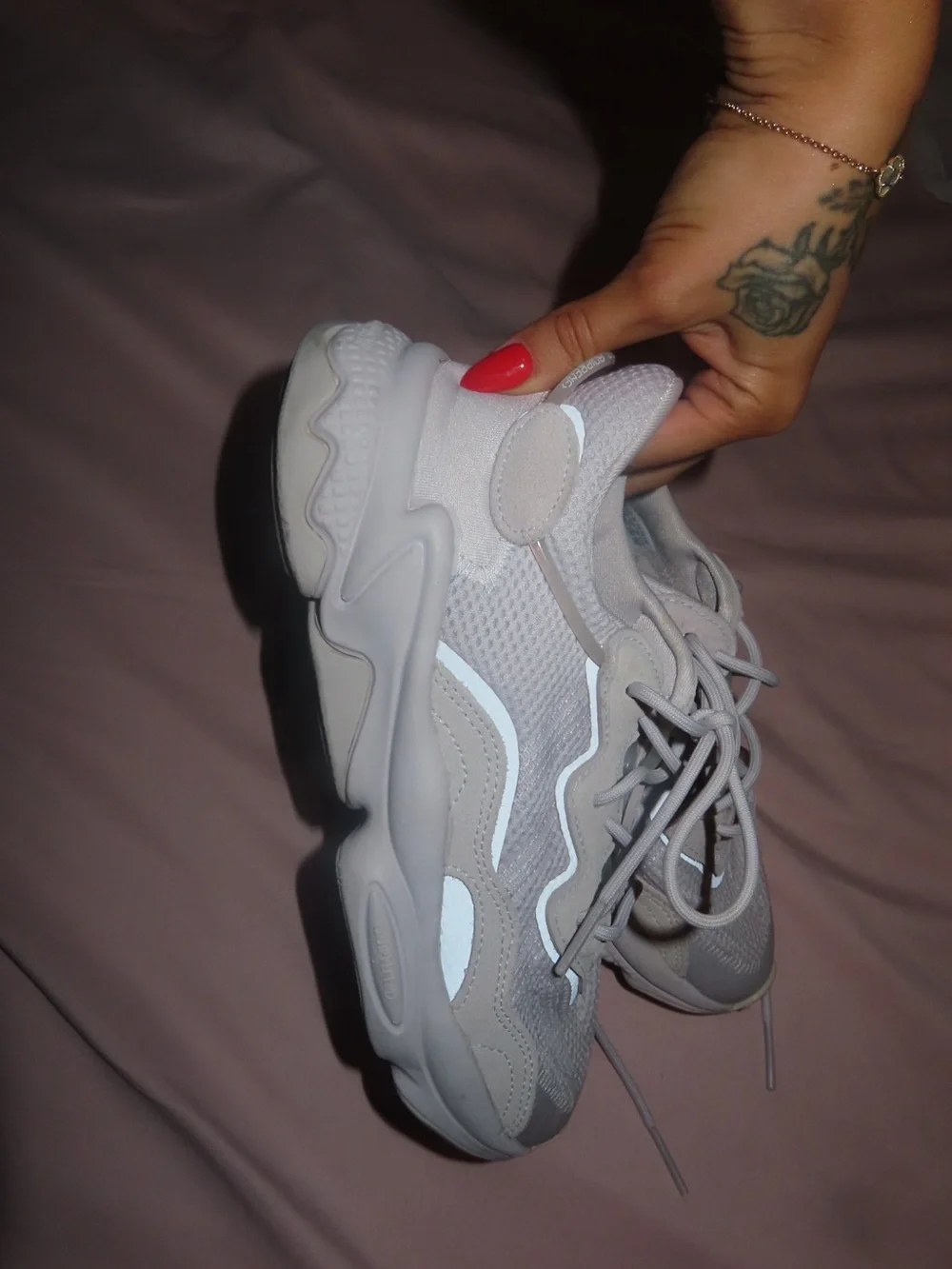 adidas grey lavender